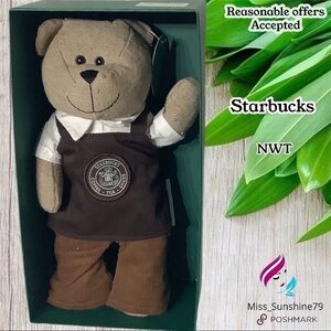 Starbucks NWT - Limited Edition Pike Place Store Bearista Boy Bear Edition #120